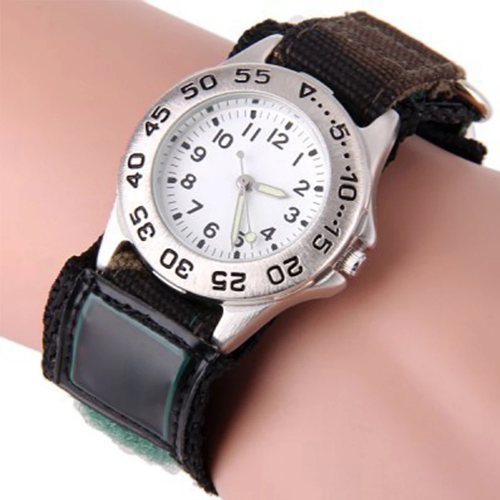 

Sports Luminous Eco-friendly Watch Boy Girl Student Kids Children Nylon Gift