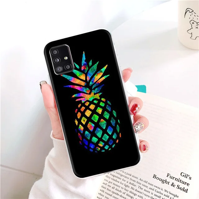 For Samsung A32 Case For Samsung Galaxy A12 A21S A52 A72 A51 A71 Flamingo Soft TPU Silicone 4G 5G A325F A326B Back Cover Fundas J079