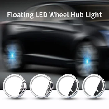 

Car Styling Hub Light Car Floating Illumination Wheel Caps LED Light Wheel Center Cap Center Cover Lighting Cap for benz 75mm