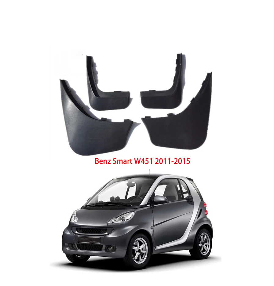 

Auto Mud Flap Splash Guard Mudguard For Benz Smart W451 2010-2015 car accessories 4PCS