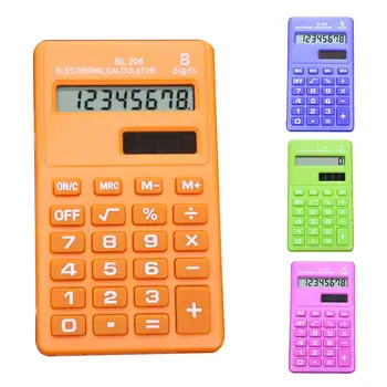 

Candy Color Mini Calculators 8 Digits Electronic Calculator Battery Power Economical Calculator School Student Calculating Tool