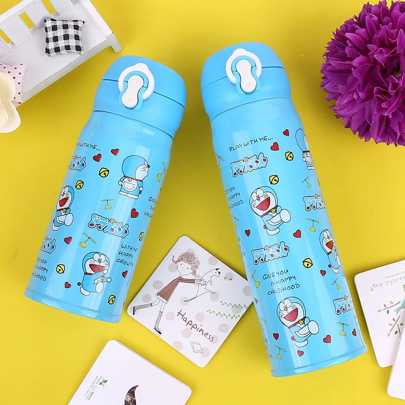 350 мл/500 мл Doraemon фирменный дизайн японский мультфильм Термос вакуумная бутылка для воды кофейная кружка детский термос бутылка Термос бутылки