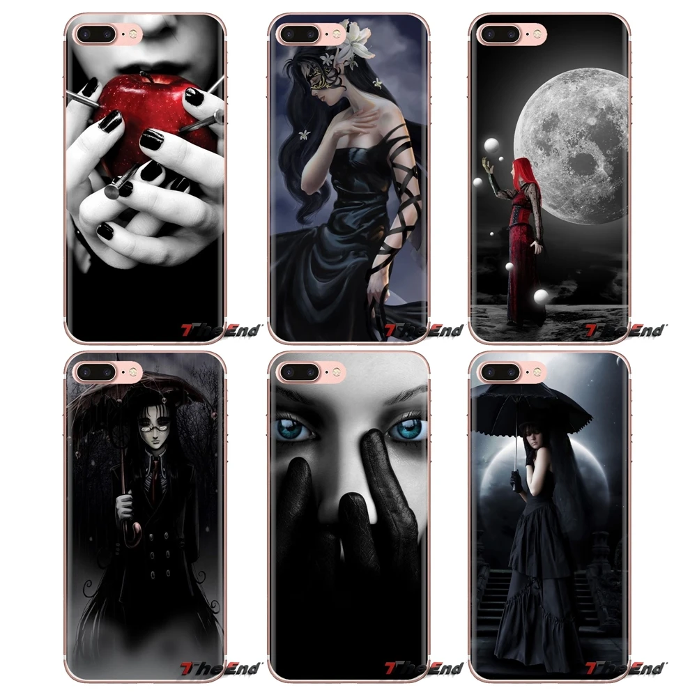 Dark Gothic Wallpaper For Sony Xperia Z Z1 Z2 Z3 Z5 Compact M2 M4 M5 C4 T3 Xa Huawei Mate 7 8 Y3ii Silicone Phone Shell Cases Fitted Cases Aliexpress