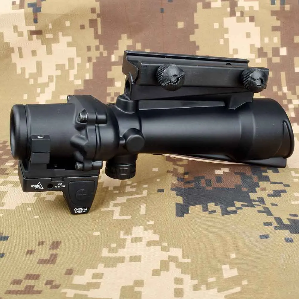 5X35 ACOG охотничий прицел BDC шеврон Подкова Сетка оптические прицелы с красной точкой для тактической винтовки cal. 223. 308
