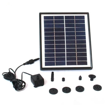 

Pond Water Pump Fountain Kit Fish Tank 1pc 5W Solar Powered Panel 500L/H