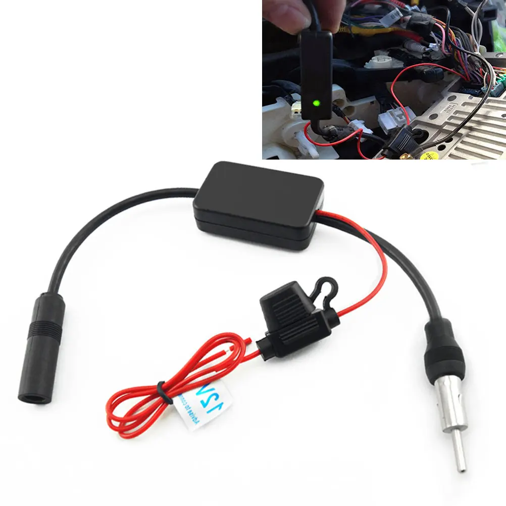 Автомобильное радио Fm антенна усилитель сигнала встроенный для автомобиль