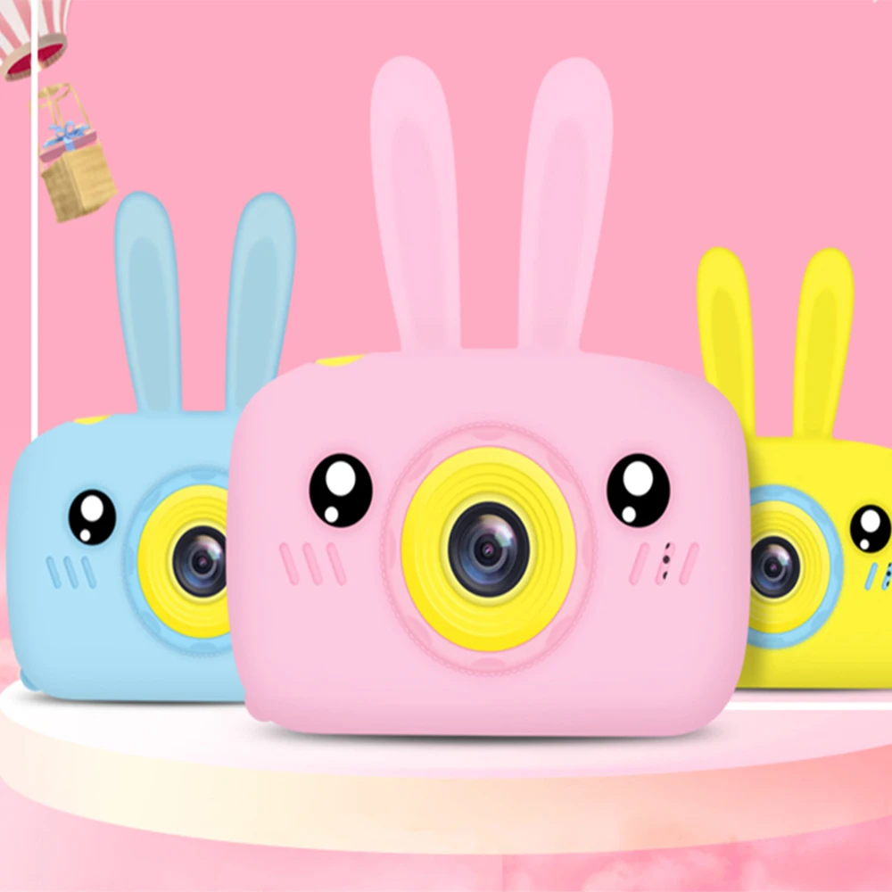 

Children Mini Camera 1080P Portable Digital Video Photo 2 Inch Display For Kid Cartoon Creative Educational Photography Training