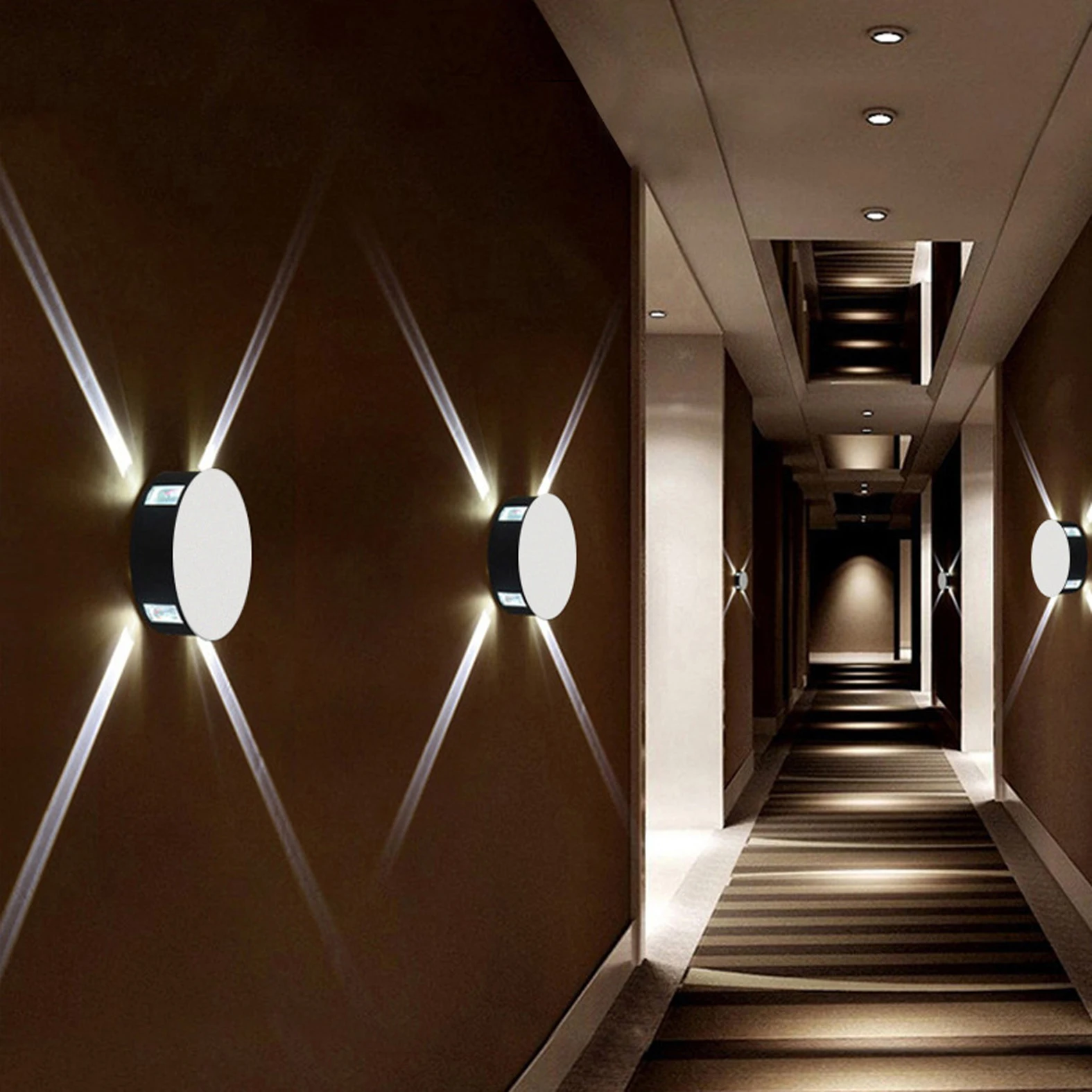 

LED Indoor Lighting Wall Lamp background light Modern Home Lighting Decoration Sconce Aluminum Lamp 4W 85-265V