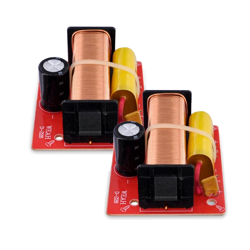 2pcs 2 Way 100w Diy Speaker Filter Circuit Treable Bass Frequency