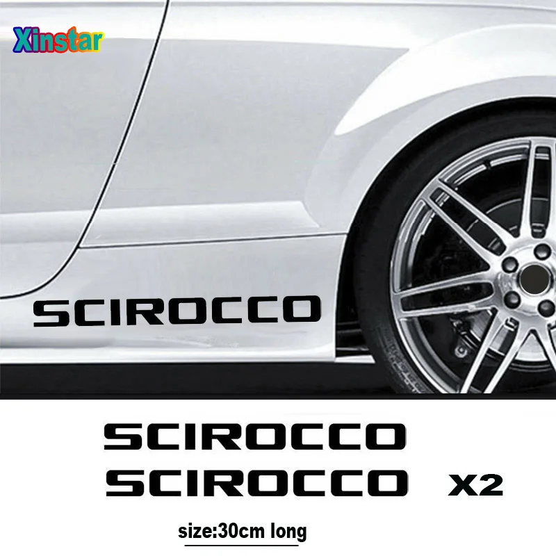 Наклейки для кузова автомобиля VW VK Volkswagen GTI R Scirocco 2 шт.|Наклейки на автомобиль| |