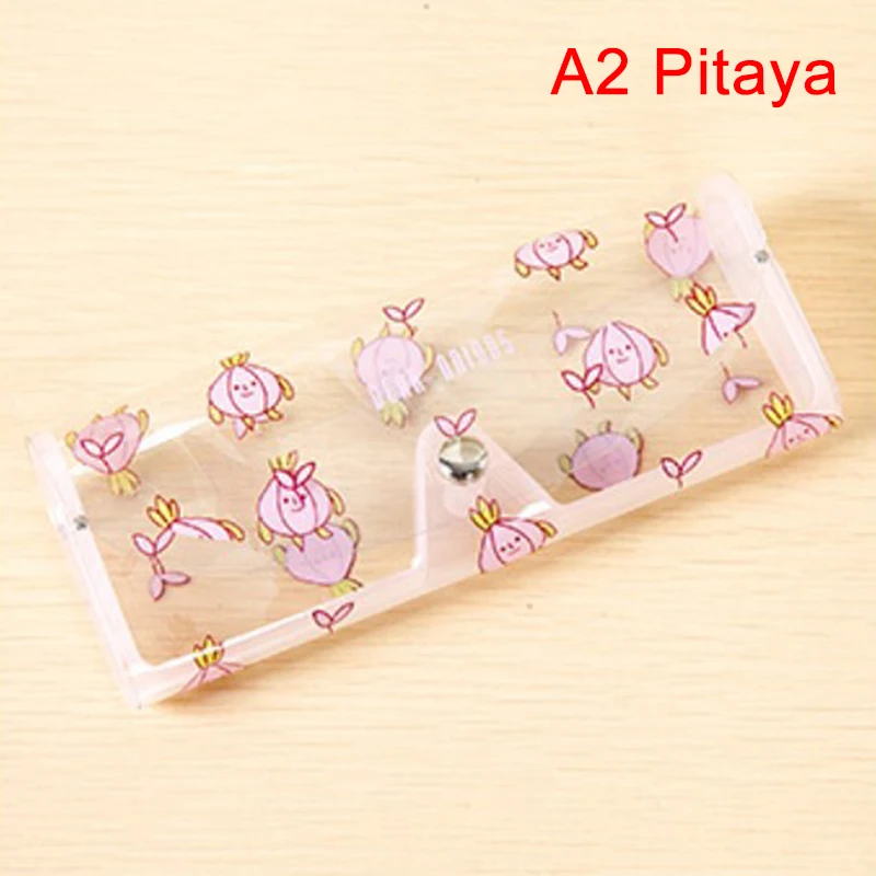 Simple Fruit Clear Glasses Case Portable Carry Protection Spectacle Storage