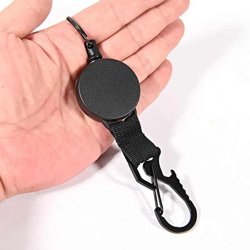 

Creative Keychain Carabiner Holder Climbing Screw Lock Hanging Hooks Quick Release Buckle for Outdoor Camping