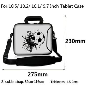 

For iPad Air 3 Air 2 Asus ZenPad Z300 10.1" 9.7" 10" 10.2" 10.5" Tablet Cases School Messenger Handbags 11.11 Newest Sleeve Bag