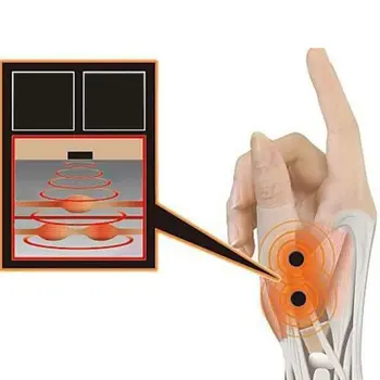 

Magnetic Stones Therapy Wrist Hand Support Strap Glove Sprain Forearm Palm Press Massage Waterproof Silicone Sleeve