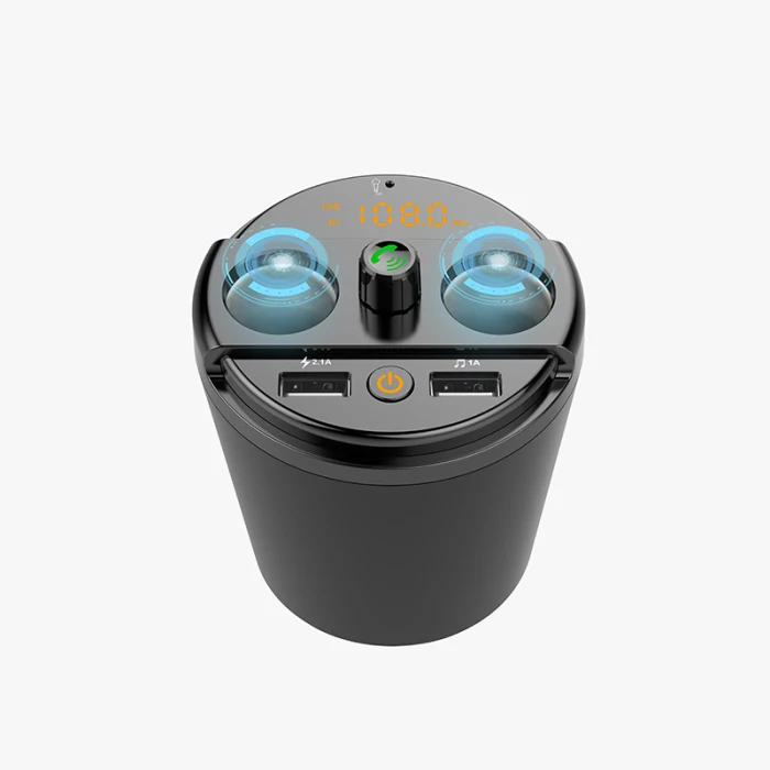 Многофункциональное автомобильное зарядное устройство для телефона, Bluetooth MP3-плеер, fm-передатчик, адаптер для прикуривателя PUO88