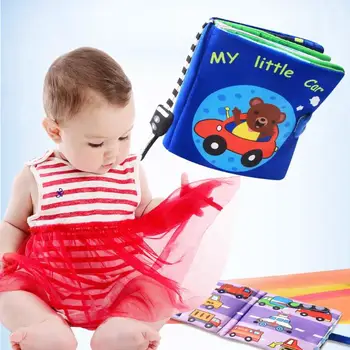 

Baby Infants Toys Early Eduacation Cloth Book Tearing Resistance Quiet Books Color Shape Learning Education Supplies