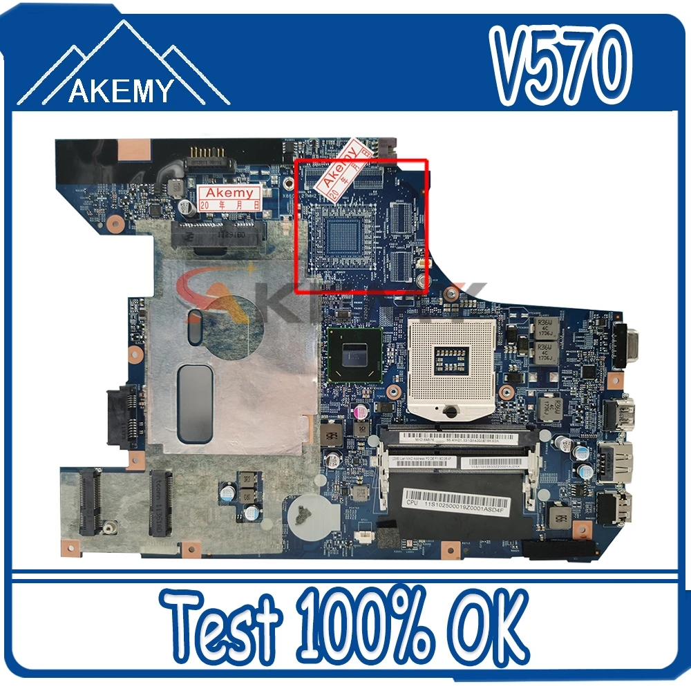 Материнская плата для ноутбука LENOVO V570 B570 Z570 материнская 10290-2 90000069 HM65 | Компьютеры