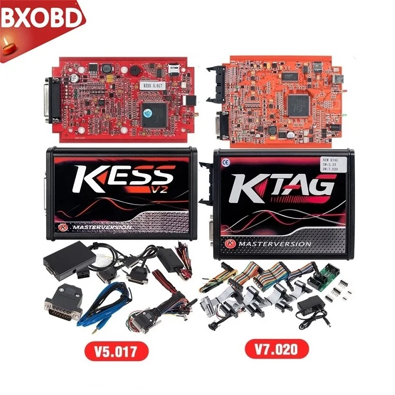 KESS KTAG V7.02 SW2.25 онлайн 4LED Красный Ktag 7,02 Ktag Kess V2.47 K-tag Kess V2 V5.017 V2.47 Ktag Master Kess 5,017 OBD2 Master