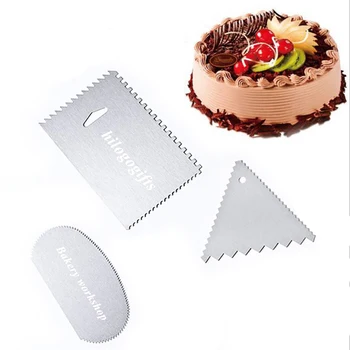

Logo text Personalized Bakeware Food Grade bread tools DIY Baking Tool Stainless steel big wave edge DIY Baking Decorating Tools