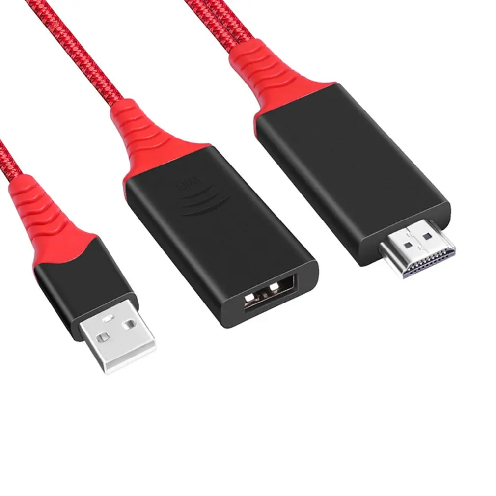 Usb женский 2в1 Hdtv беспроводной Hdmi видеокабель беспроводной дисплей адаптер для Iphone для samsung для Xiaomi для huawei