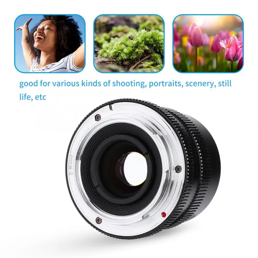 7artisans 35 мм f2.0 Prime объектив камеры Лен для всех одной серии для E-mount камеры s SONY A7/A7R/A7S/A7II/A7RII/A7SII/A6300/A6500