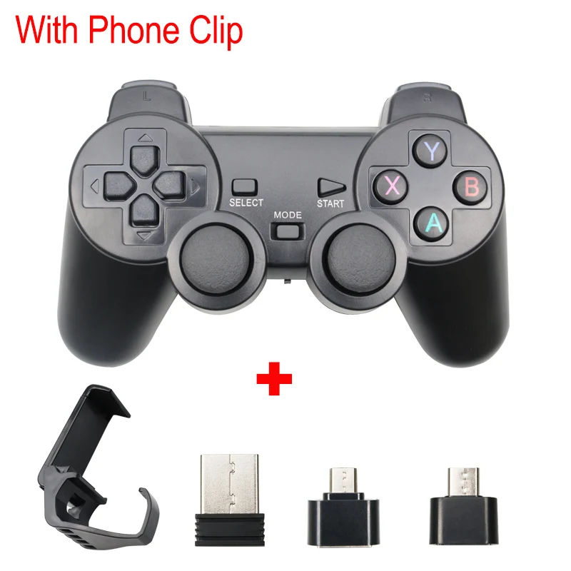 Wireless Gamepad For Android Phone/PC/PS3/TV Box Joystick 2.4G USB Joypad PC Game Controller For Xiaomi Smart Phone 