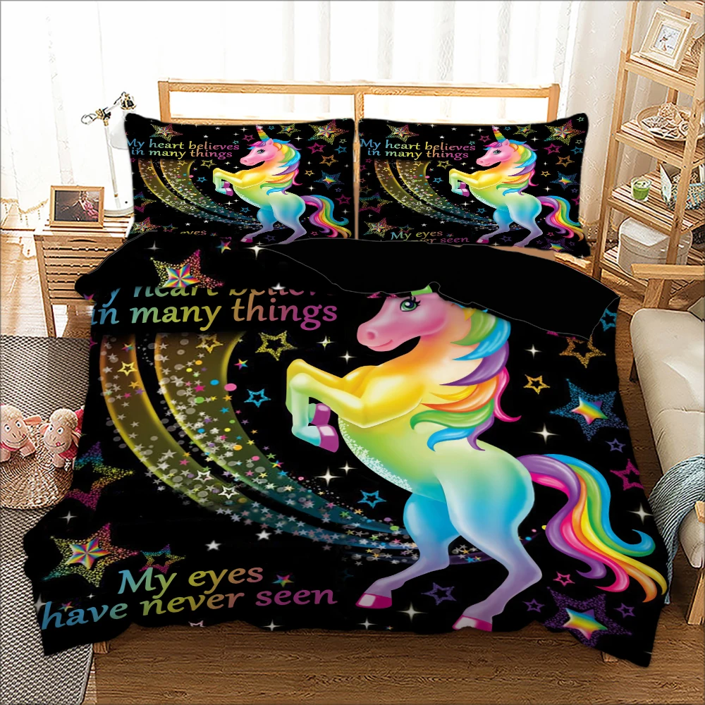 unicorn twin comforter sets