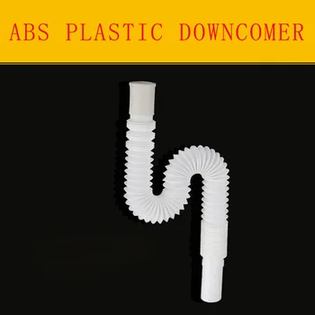 

Basin ABS Plastic Sewer Drainage Pipe Odor-proof Washbasin Downcomer Outlet Pipe Sanitary Fittings Draining Strainer