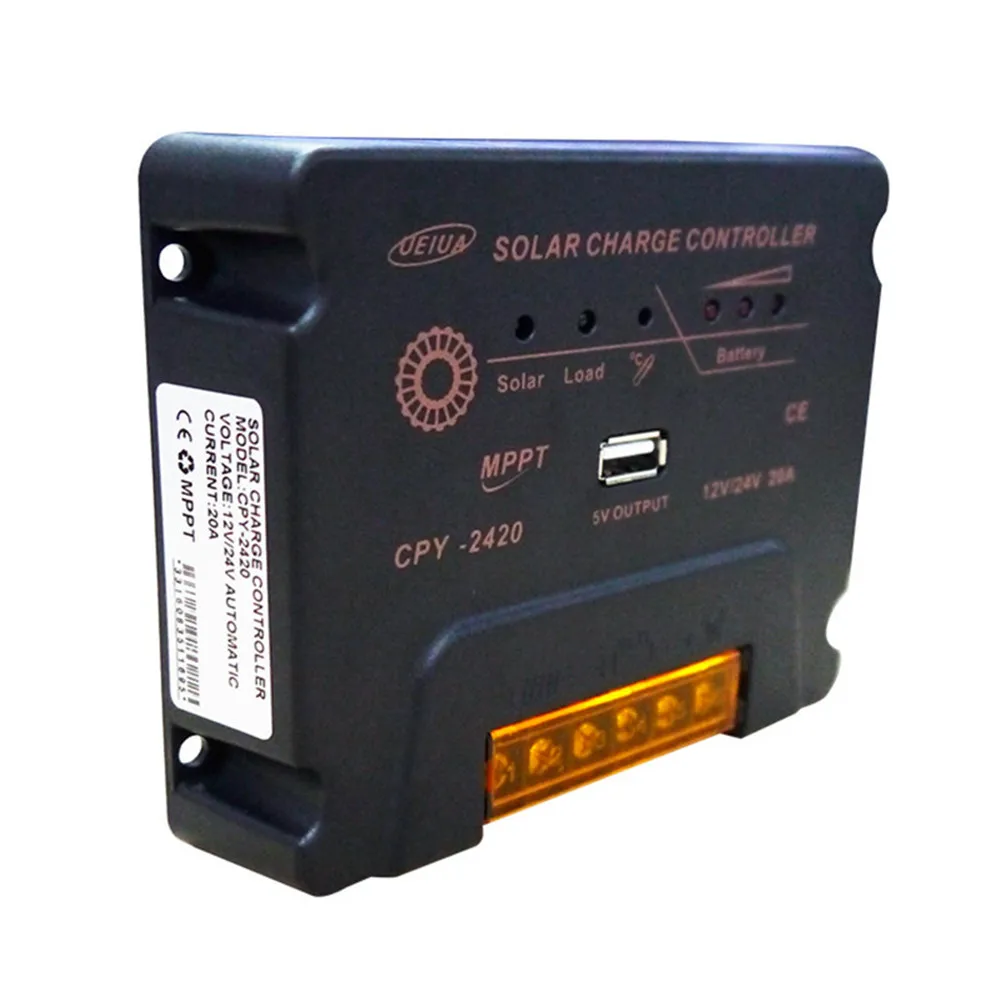 BOGUANG Solar Charge Controller MPPT 12V/24V 10A 20A Solar Panel Battery Regulator Wholesales