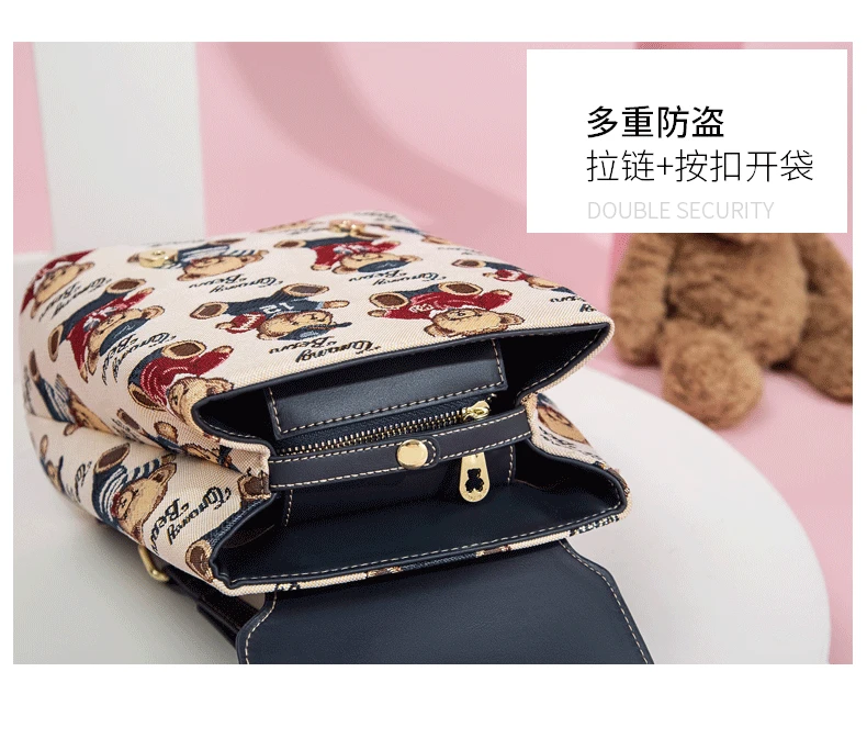 2021 new cute backpack female new Korean version backpack female fashion all-match art bag stylish backpacks for teenage girl