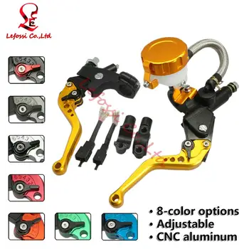 

Yellow 7/8" Universal Motorcycle Hydraulic Brake Clutch Master Cylinder For Kawasaki ZX6R ZX9R ZX10R ZX12R NINJA636/1000 ZZR600