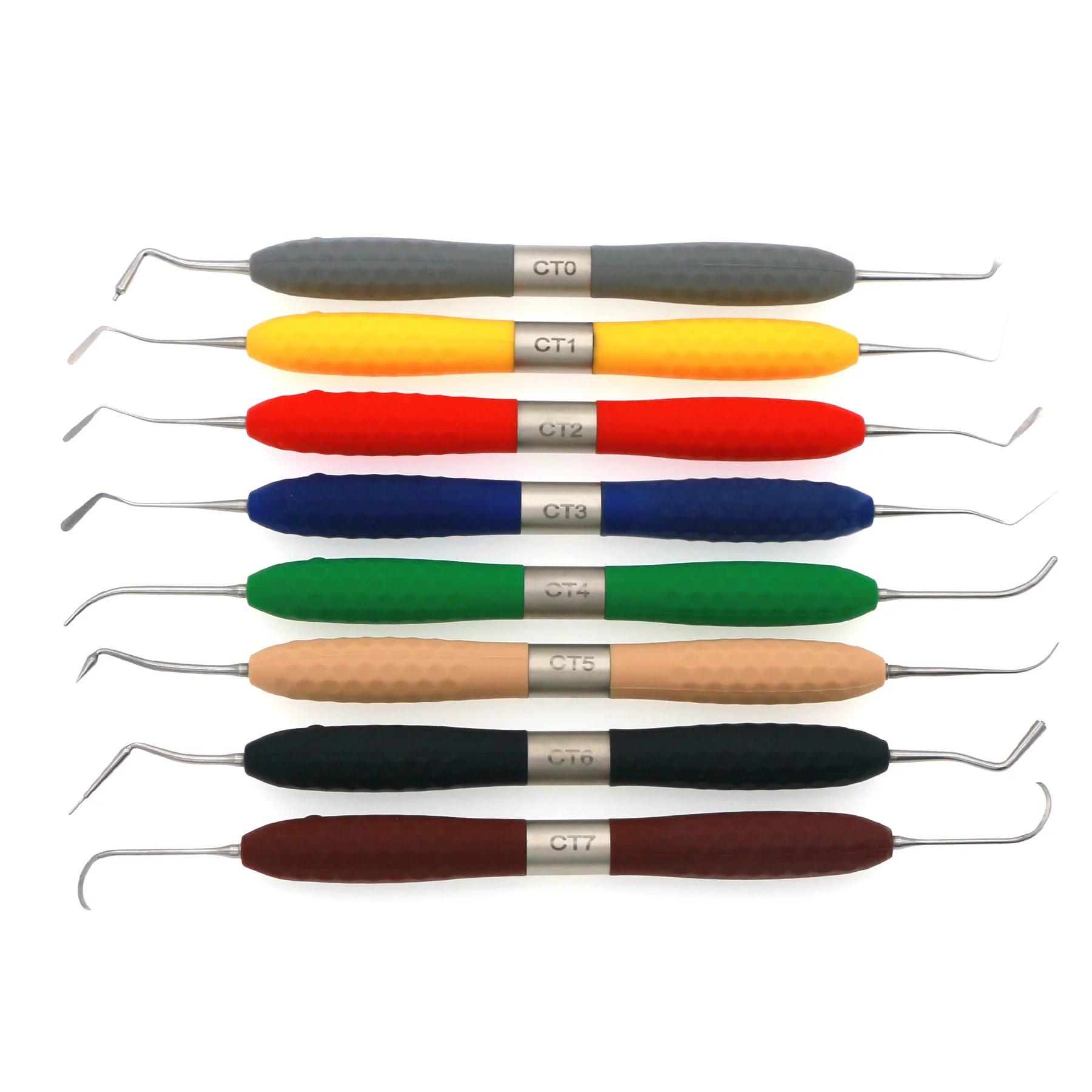 Dental Luxury Composite Restorative Filling Set Ball Tip Amalgam Burnisher Tool CT0 CT7 Kits