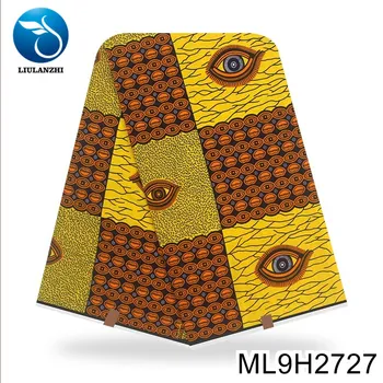 

LIULANZHI wax african sewing for dress 6 yards printing ankara african wax cotton prints wax ML9H2714-37