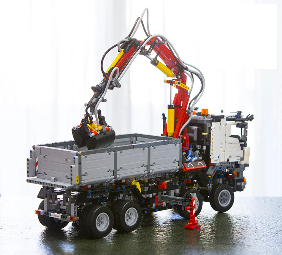 Стиль 20005 грузовик автомобиль совместимый 42043 Technic Banz Arocs 3245 шт Модель Строительные кирпичи развивающие игрушки Рождественский подарок