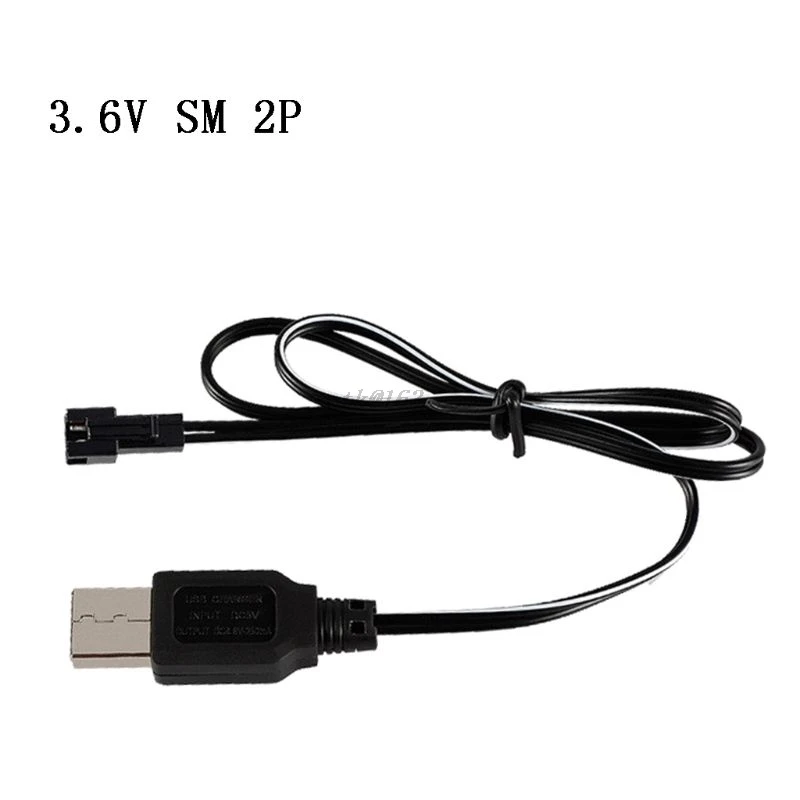 1 шт. 3 6 В 2P 250mA SM USB зарядное устройство с Светодиодный индикатор зарядки лампа для