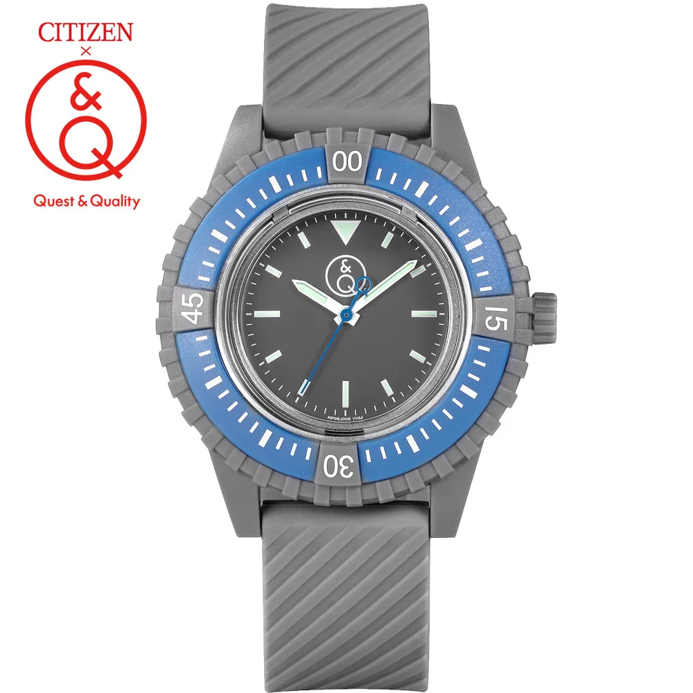 Citizen Q& Q часы мужские Топ люксовый бренд водонепроницаемые спортивные Кварцевые солнечные мужские часы нейтральные часы Relogio Masculino reloj 6J003Y - Цвет: RP06J006Y