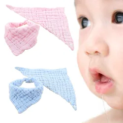 Bufanda triangular de algodón suave y cómoda para recién nacido, paños para eructar, toalla para Saliva, 0 a 3 años