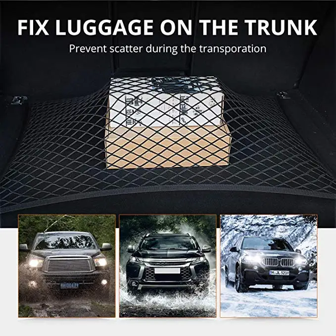Для Citroen C3 C4 C5 C6 Berlingo Grand Picasso автоматический уход для хранения багажа в багажник автомобиля Грузовой Органайзер нейлоновая эластичная сетка
