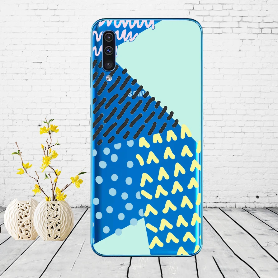 Чехол для samsung Galaxy A50 Силиконовая задняя крышка для телефона samsung A50 A30 SM-A305F A505 6,5 Fundas для Galaxy A305F A305 - Цвет: A30