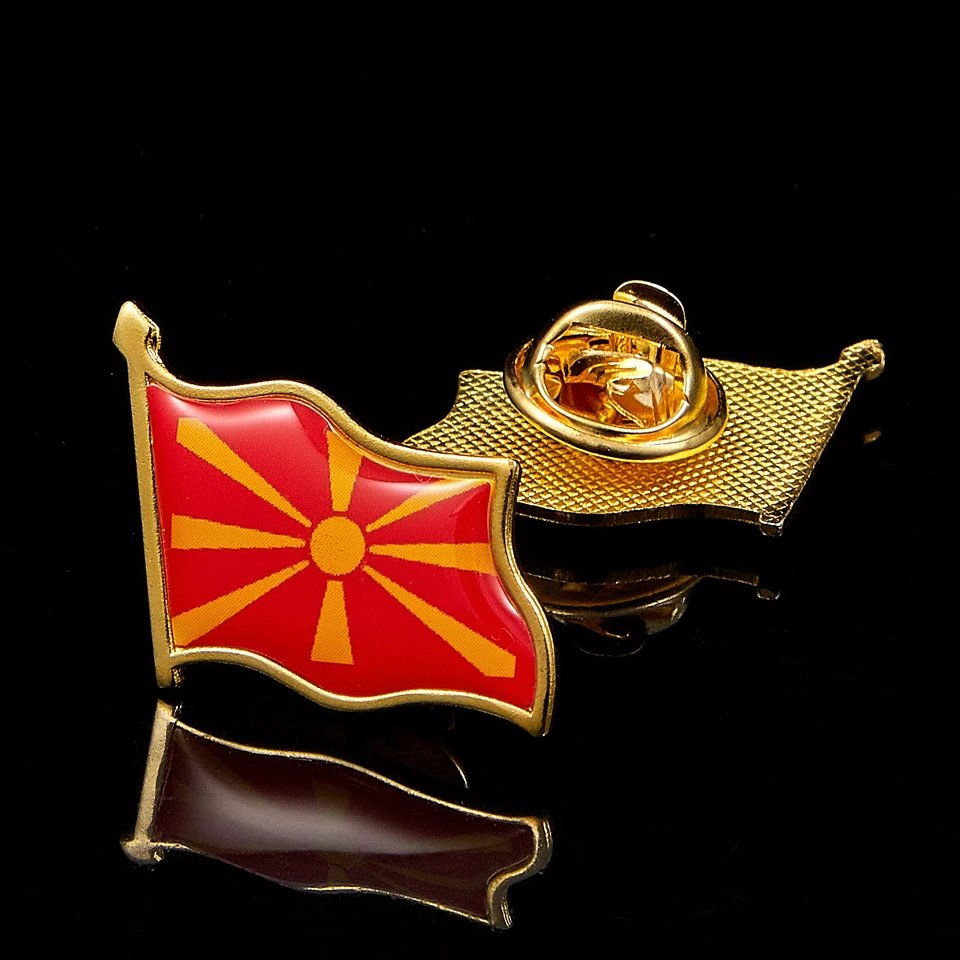 Эмалированная металлическая брошь в виде флага для лацкана | Дом и сад