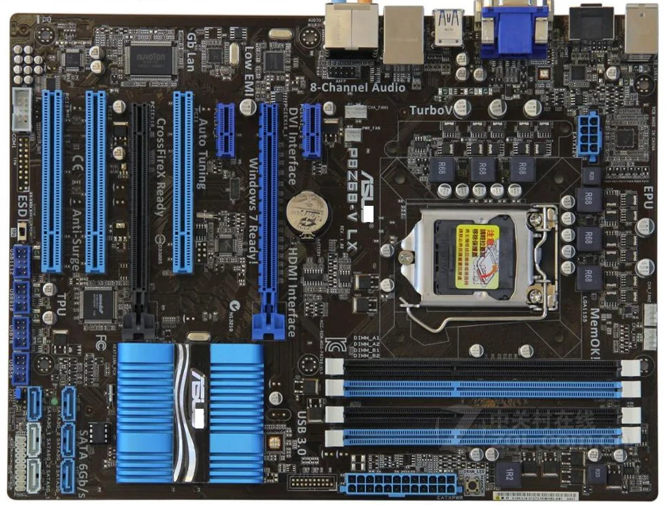 Placa Base Placa Base Micro ATX LGA 1155 Compatible Con Intel I3
