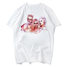 Jasmincc, Мужская футболка с надписью Die Antwoord& Yolandi Visser, Мужская футболка в стиле хип-хоп с коротким рукавом, Повседневная футболка с принтом, размер S-3Xl, ghost wo, Мужская футболка