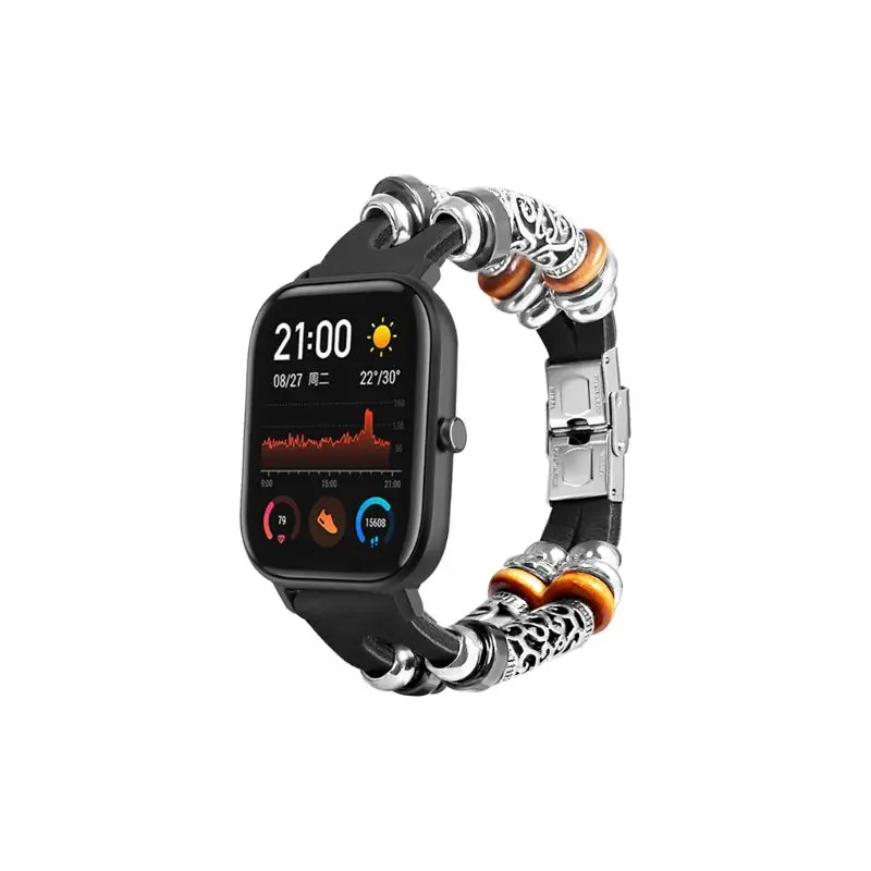 Винтажные бусины ремешок металлическая Пряжка ремешок для часов Huami AMAZFIT GTS 20 мм комплект A5YA