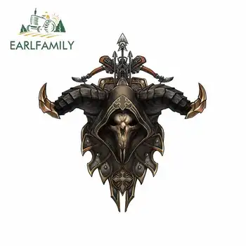 

EARLFAMILY 13cm x 12.2cm for Diablo Demon Car Stickers Vinyl Car Wrap Scratch-Proof Graffiti Sticker Graffiti Sticker Decal