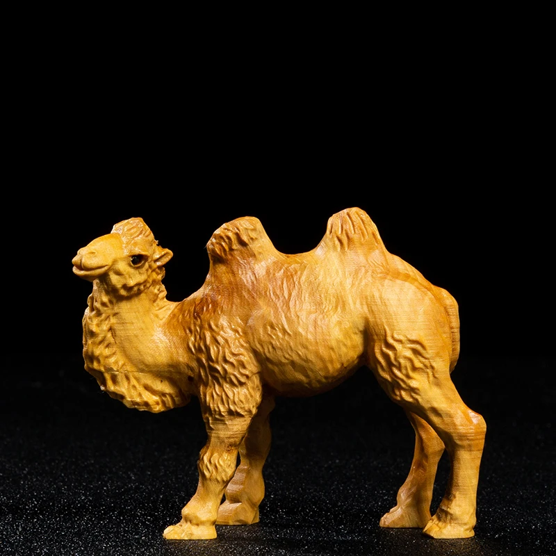 8 см пустынные верблюды маленькая игрушка в виде животного деревянная статуя