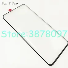 Vidro frontal original para oneplus 7 pro, painel exterior e reparo para lente oneplus7 pro peça de substituição