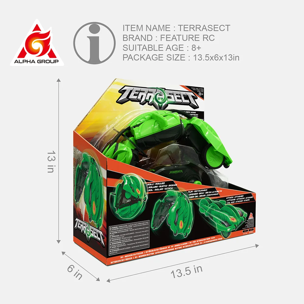 Трансформирующая машина TerraSect 2018 осень/Grrrumball 2019 осень 2 4 ГГц пульт дистанционного