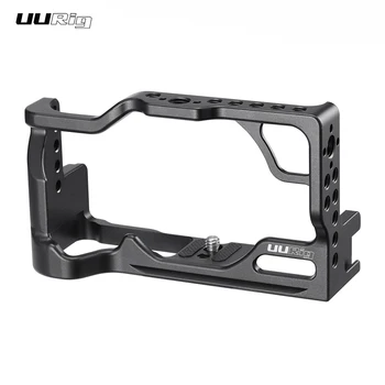 

UURig Aluminum Alloy Camera Cage with Cold Shoe Arri Positioning Hole 1/4 Screw for Canon EOS M6 Mark II Mirrorless Camera