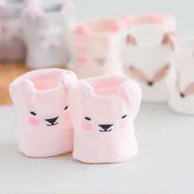 Летние новые стильные хлопковые детские сетчатая лодка носки милые Мультяшные стерео детские Носки с рисунком детские носки