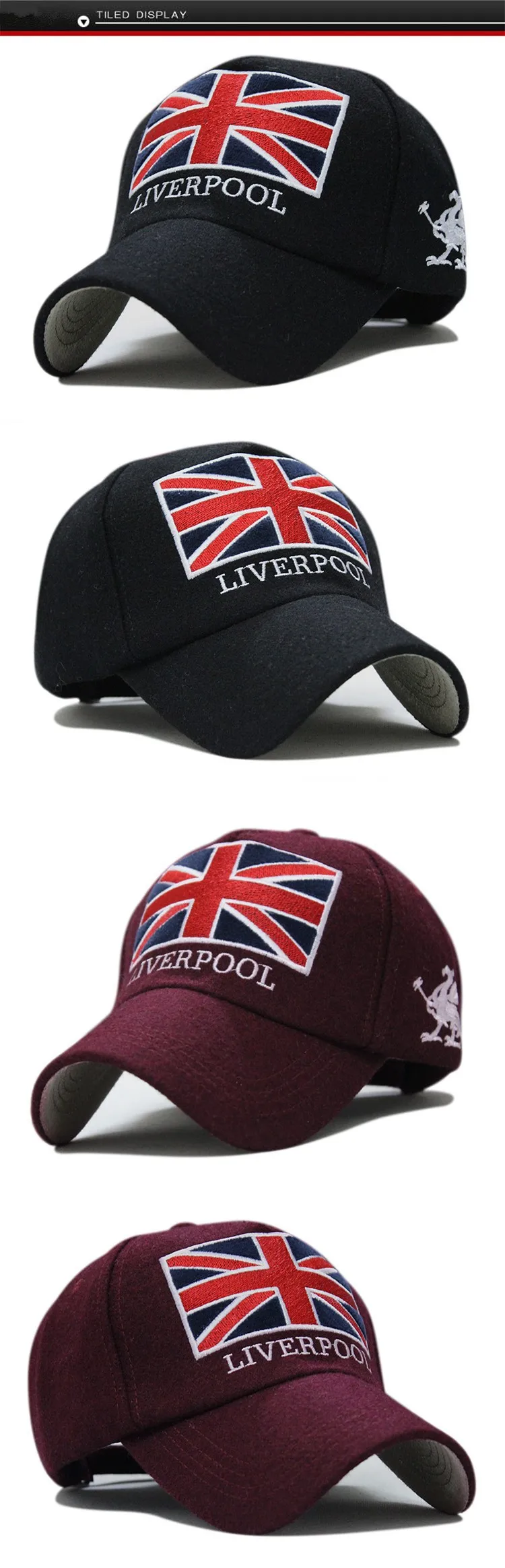 Летние Ливерпуль войлок, бренд Snapback шапка унисекс бейсбольная Кепка Gorras Snapback шапки с флагом Англии, индивидуальный заказ
